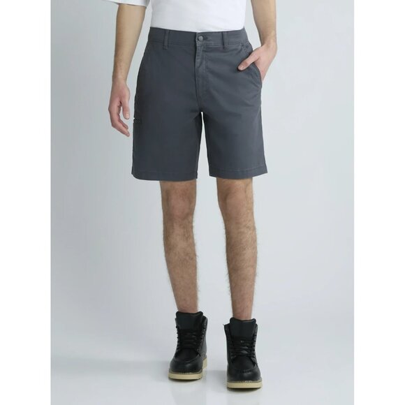 Brahma Men's Canvas Shorts, 9" Inseam, Size 36, Mid-Rise, Lightweight Gray - Picture 3 of 3